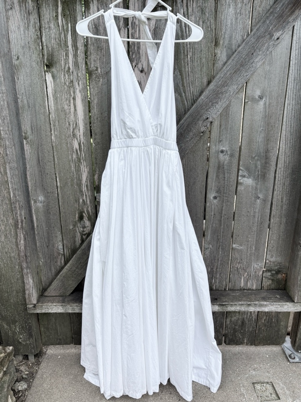 NWT J. Crew Wide Leg Halter Jumpsuit White Size 0 - Picture 4 of 13
